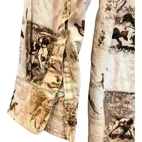 Northern River Sz L‎ Button Down Shirt Bird Dogs Hunting - Picture 3 of 16
